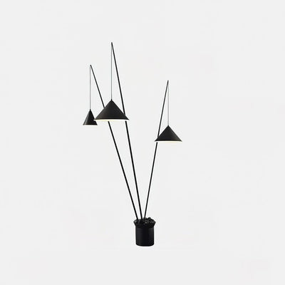 Canorara Multi-Arm Black Floor Lamp