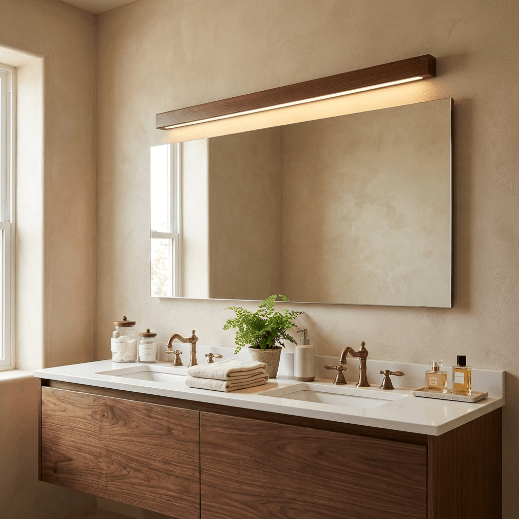 Hawley Linear Wood Indoor Wall Light
