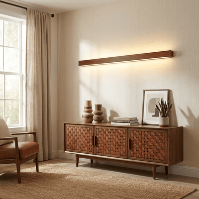 Hawley Linear Wood Indoor Wall Light