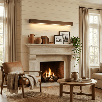 Hawley Linear Wood Indoor Wall Light