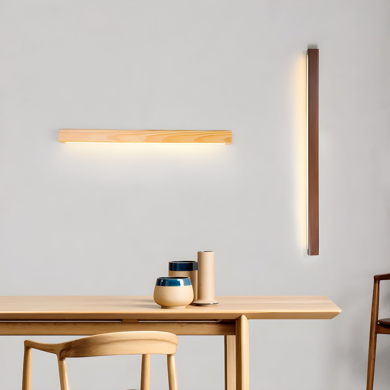 Hawley Linear Wood Indoor Wall Light