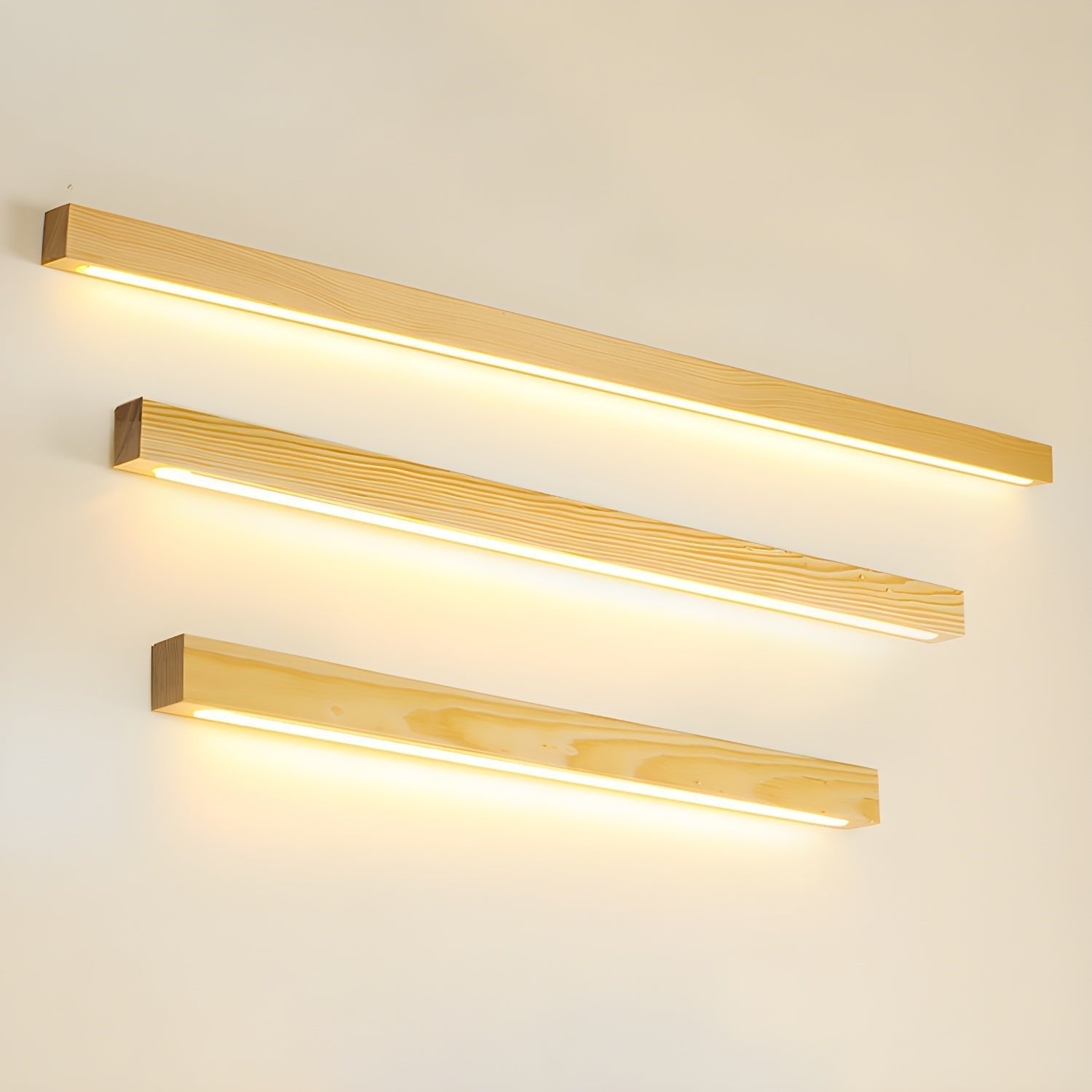 Elvivine Wall Light Wood Linear Minimalist LED