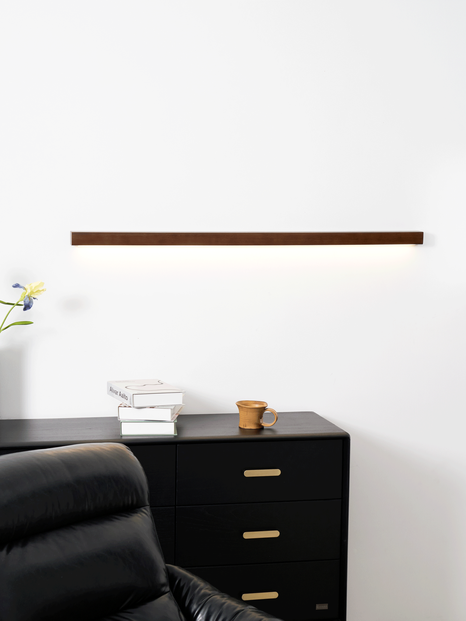 Hawley Linear Wood Indoor Wall Light