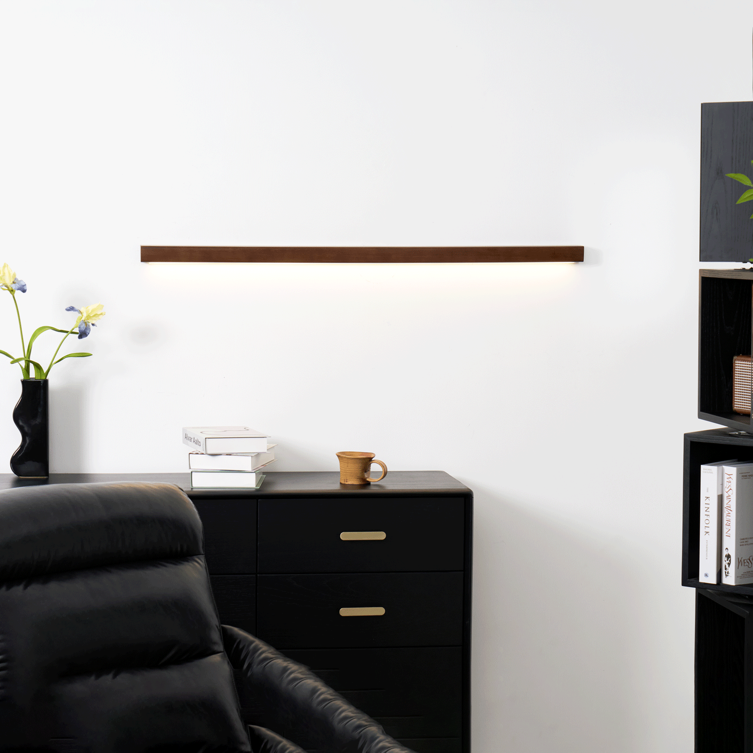 Hawley Linear Wood Indoor Wall Light