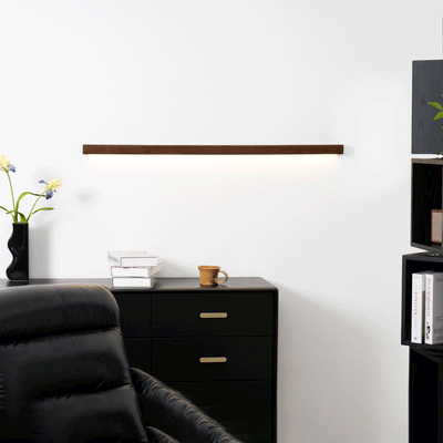 Hawley Linear Wood Indoor Wall Light