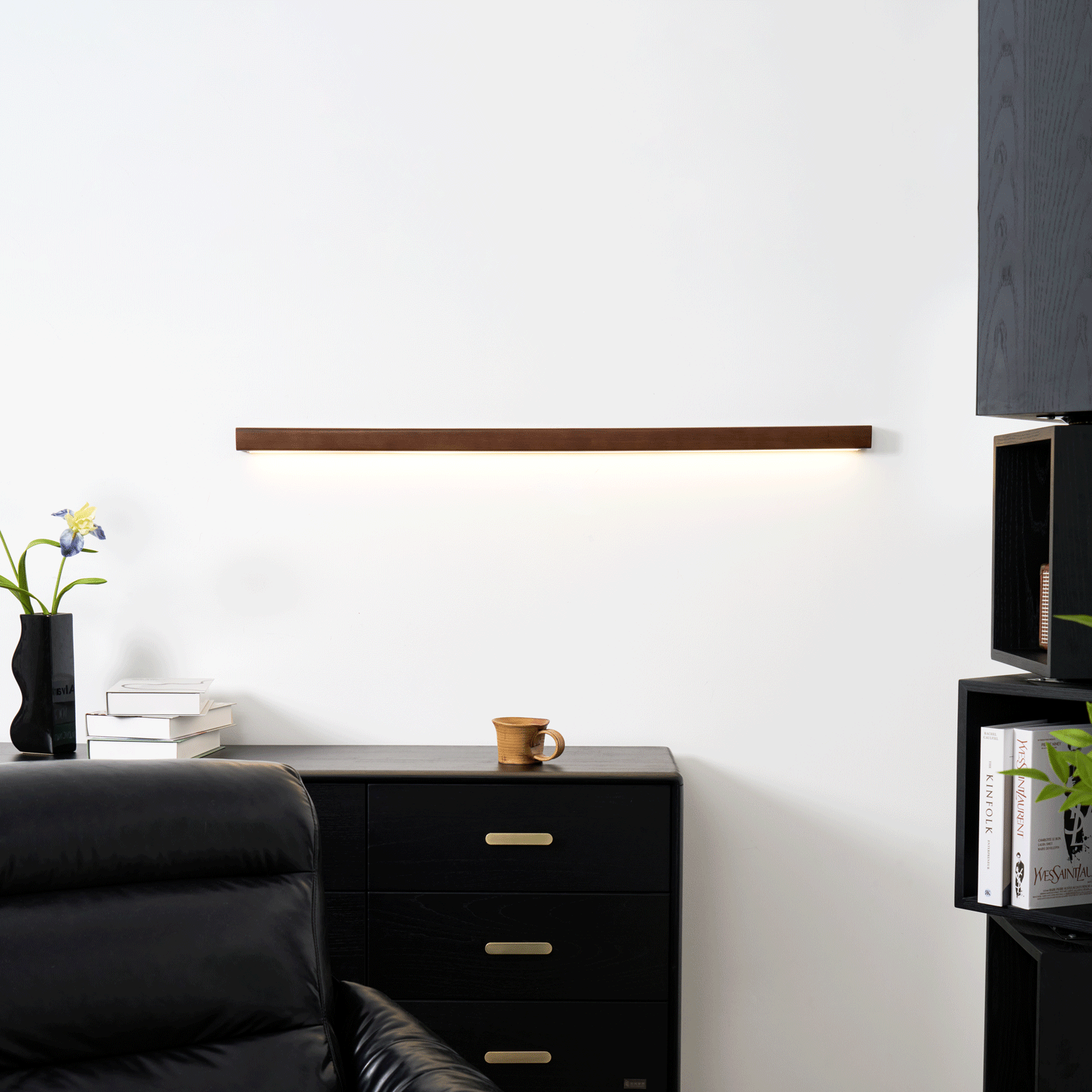 Hawley Linear Wood Indoor Wall Light