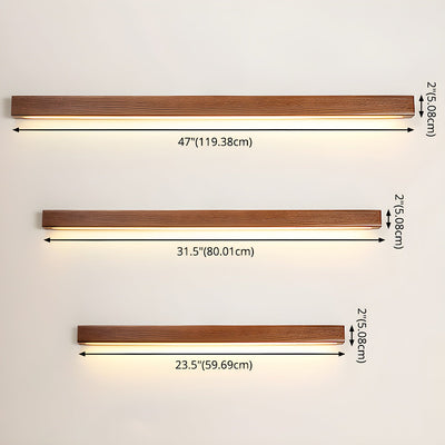Hawley Linear Wood Indoor Wall Light