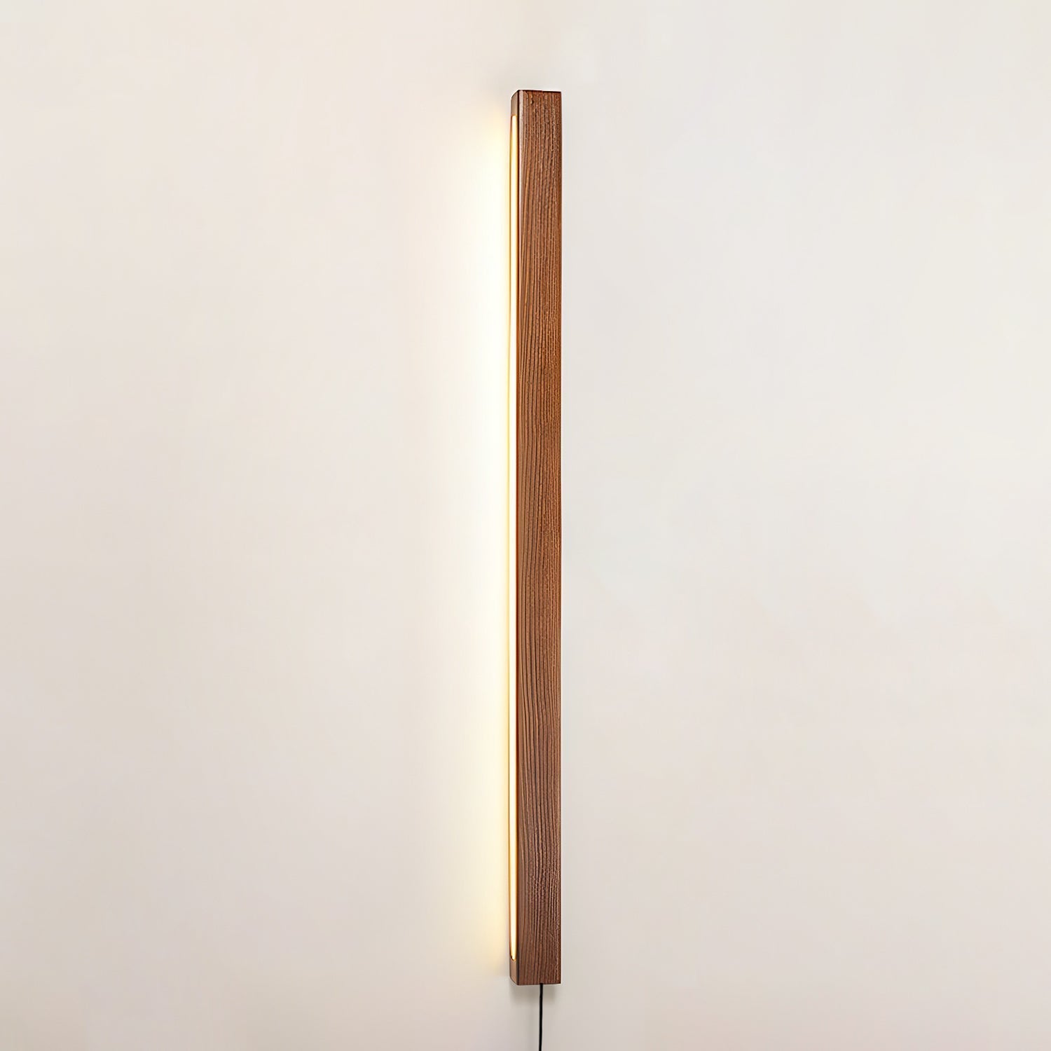 Bryf Wall Lamp Linear Wood Plug In