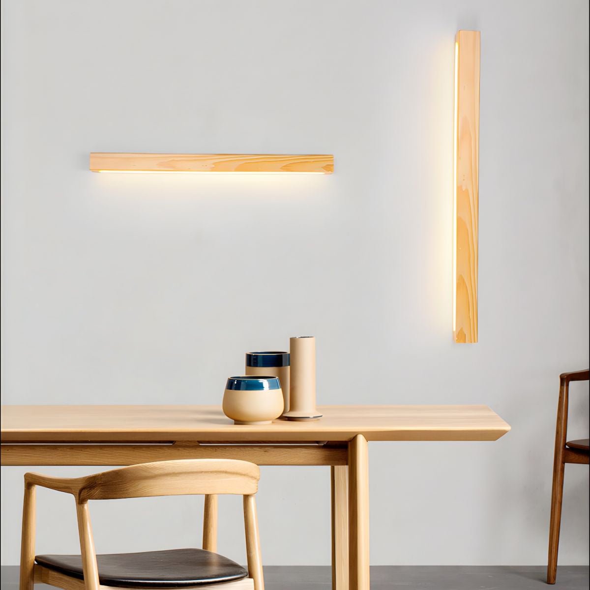Hawley Linear Wood Indoor Wall Light