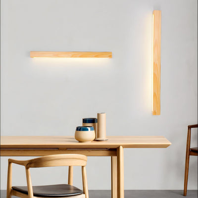Hawley Linear Wood Indoor Wall Light