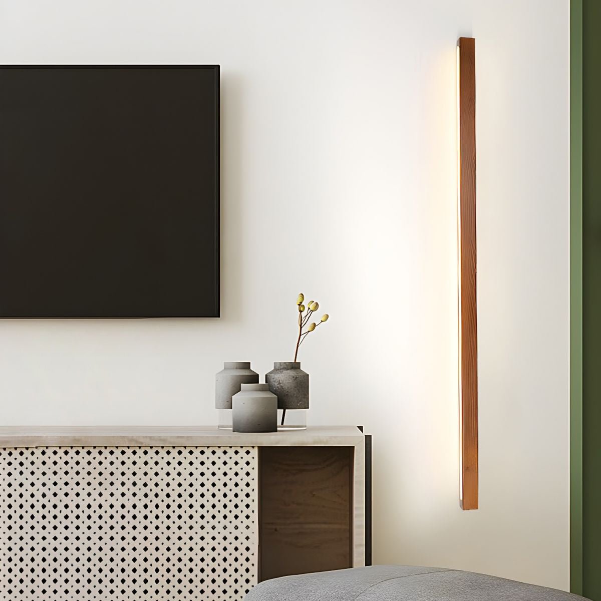 Hawley Linear Wood Indoor Wall Light