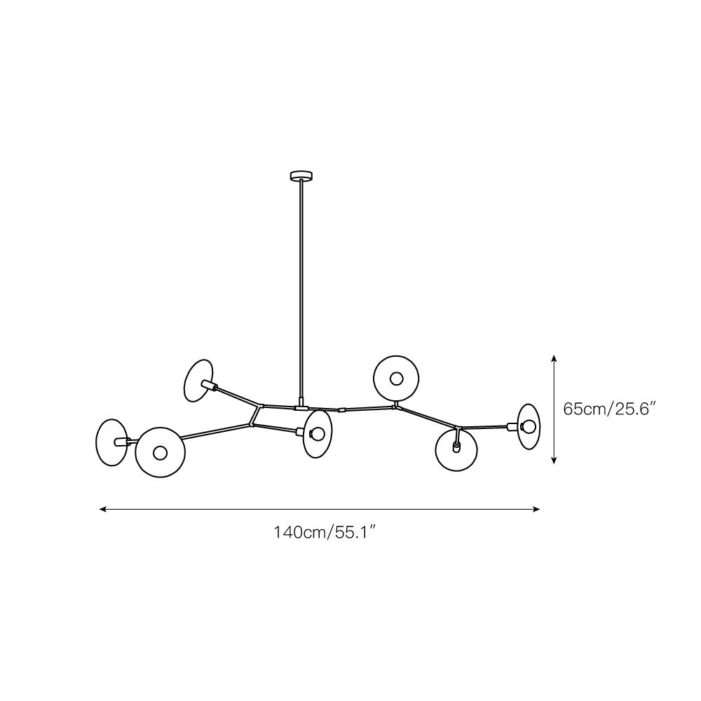 Everley Brass Chandelier