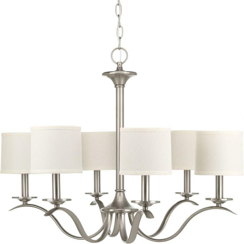Vatnuvys Traditional Premium Brass Fabric Metal Chandelier