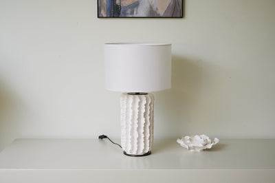 Evelyn Minimalist Ceramics Table Lamp