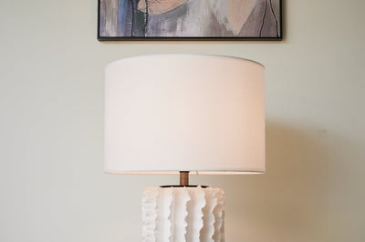 Evelyn Minimalist Ceramics Table Lamp