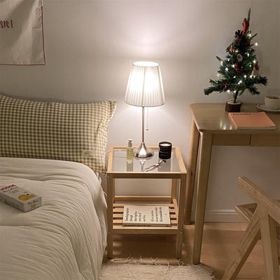 Simplicity  Pleated Fabric Table Lamp