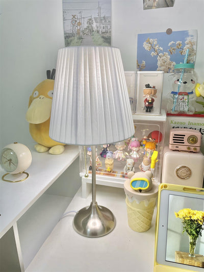 Simplicity  Pleated Fabric Table Lamp