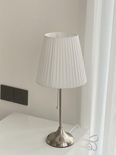Simplicity  Pleated Fabric Table Lamp