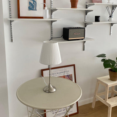 Simplicity  Pleated Fabric Table Lamp