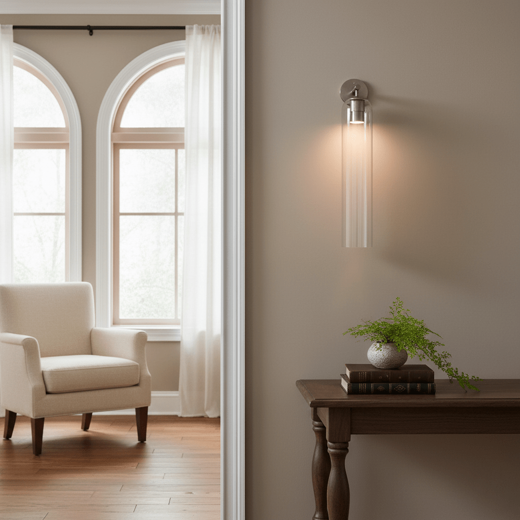 Beauford Glass Indoor Wall Light
