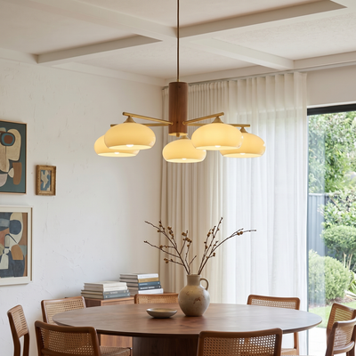 Clairview Elliptical Persimmon Chandelier