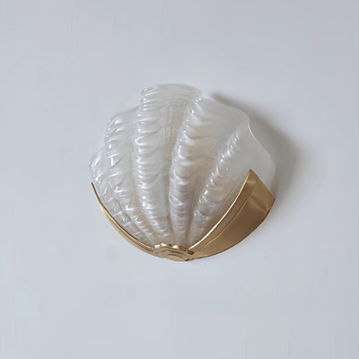Nico Art Deco Glass Scallop Wall Light