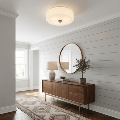 Velacrest Glass Flush Mount Ceiling Light