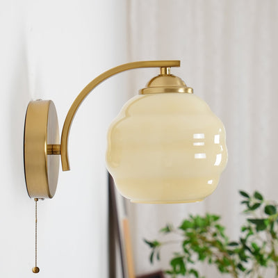 Jasenor Beauty Premium Nordic Art Glass Wall Lamp