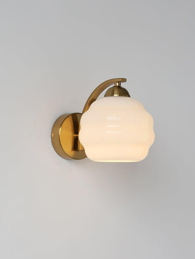 Eiraaine Wall Lamp Art Deco Glass Chrome