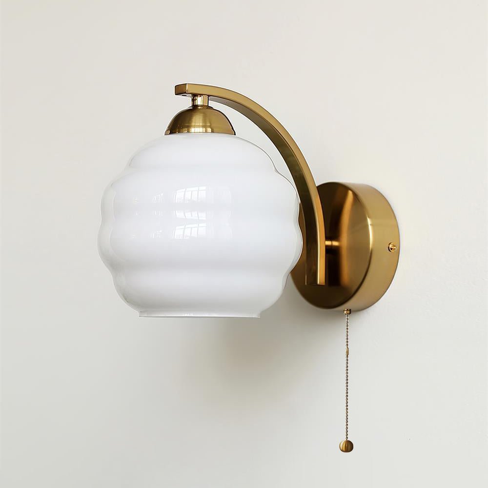Jasenor Beauty Premium Nordic Art Glass Wall Lamp