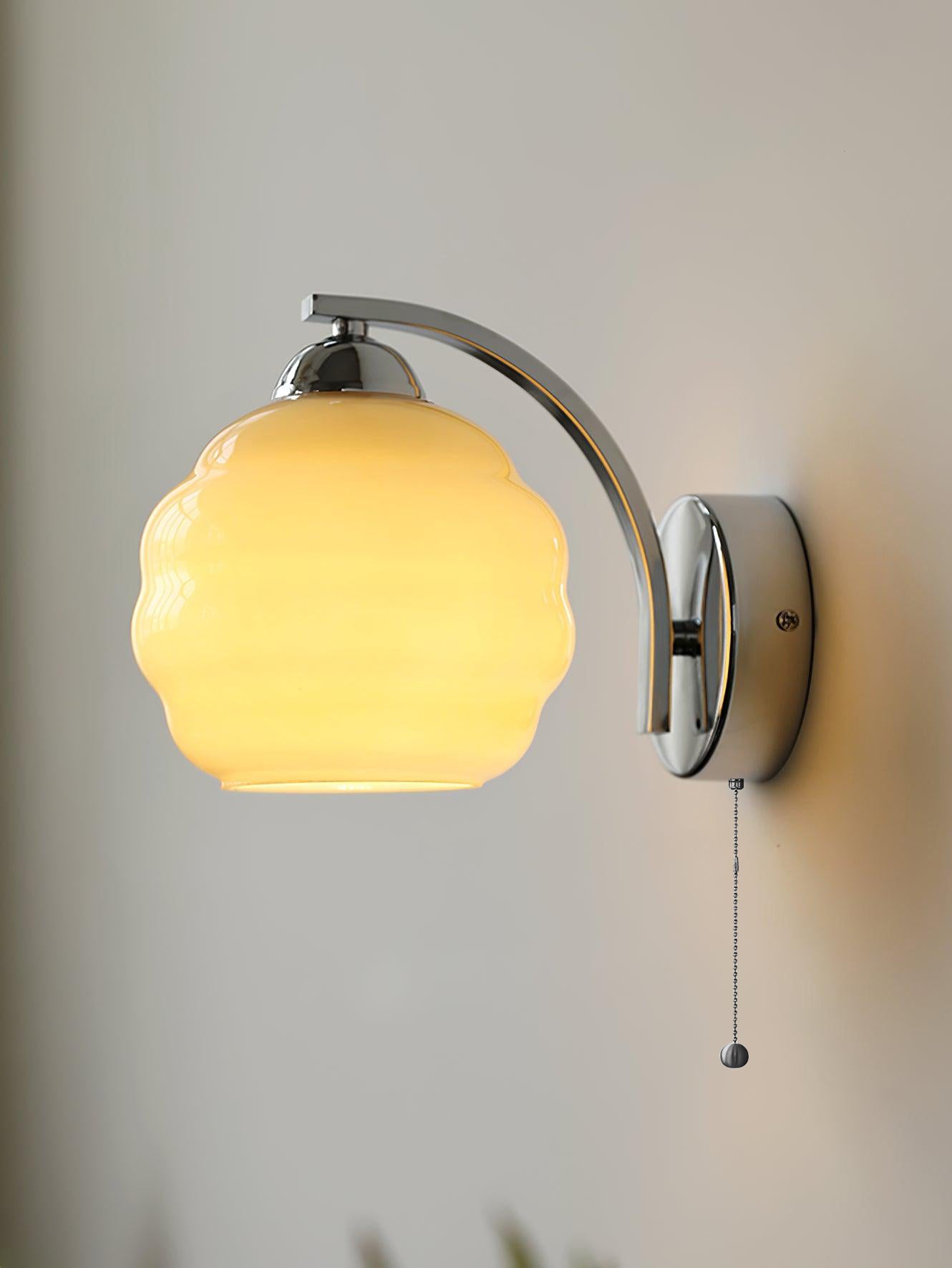 Jasenor Beauty Premium Nordic Art Glass Wall Lamp