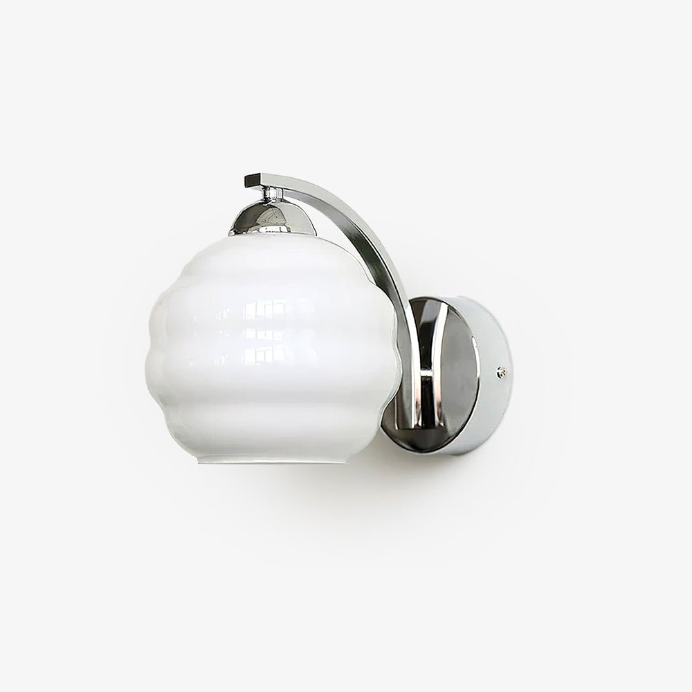 Eiraaine Wall Lamp Art Deco Glass Chrome