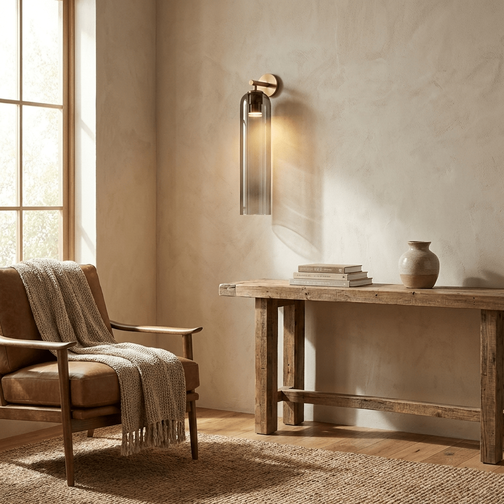 Beauford Glass Indoor Wall Light