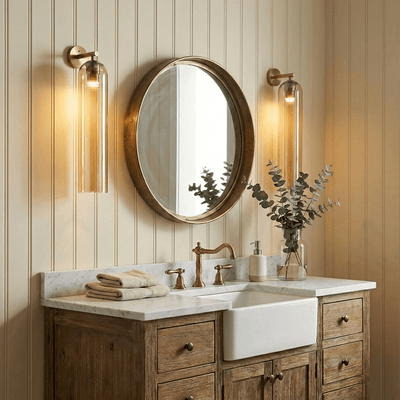 Beauford Glass Indoor Wall Light