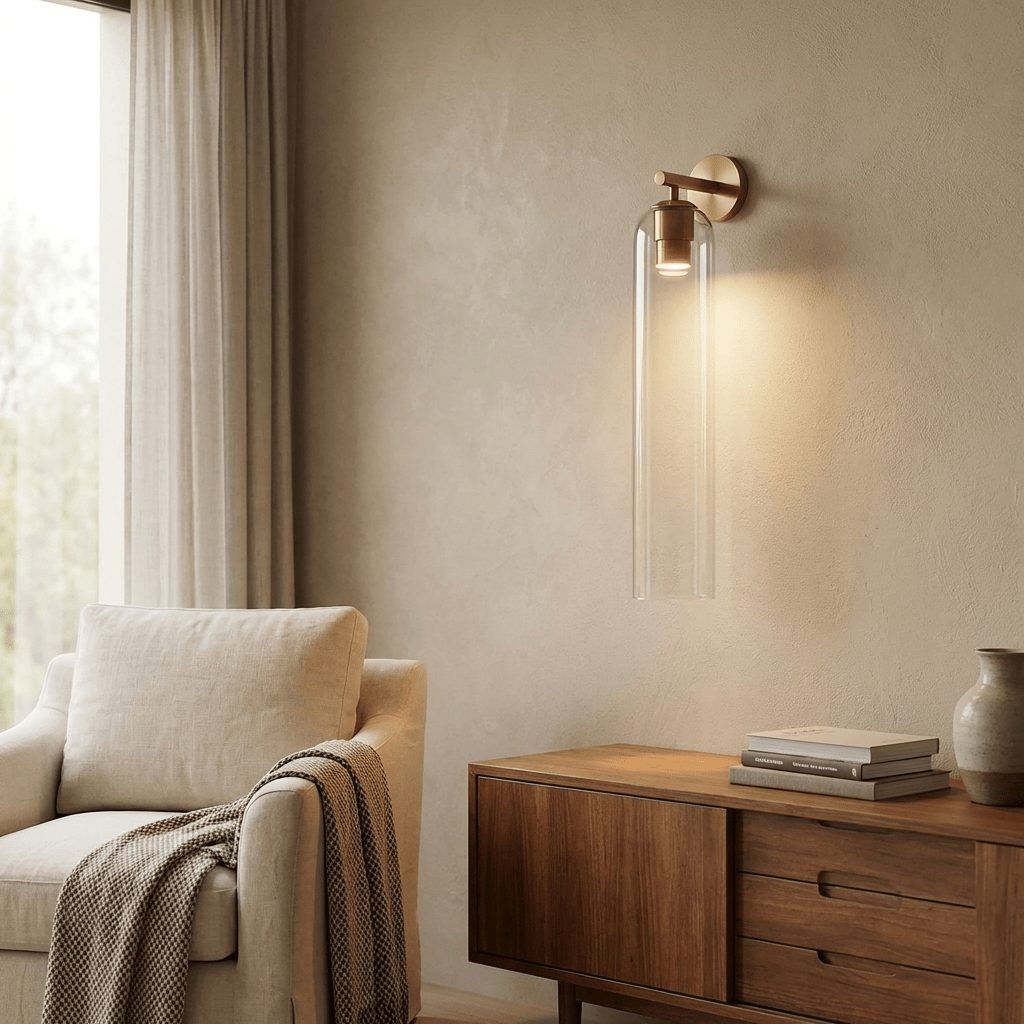 Beauford Glass Indoor Wall Light