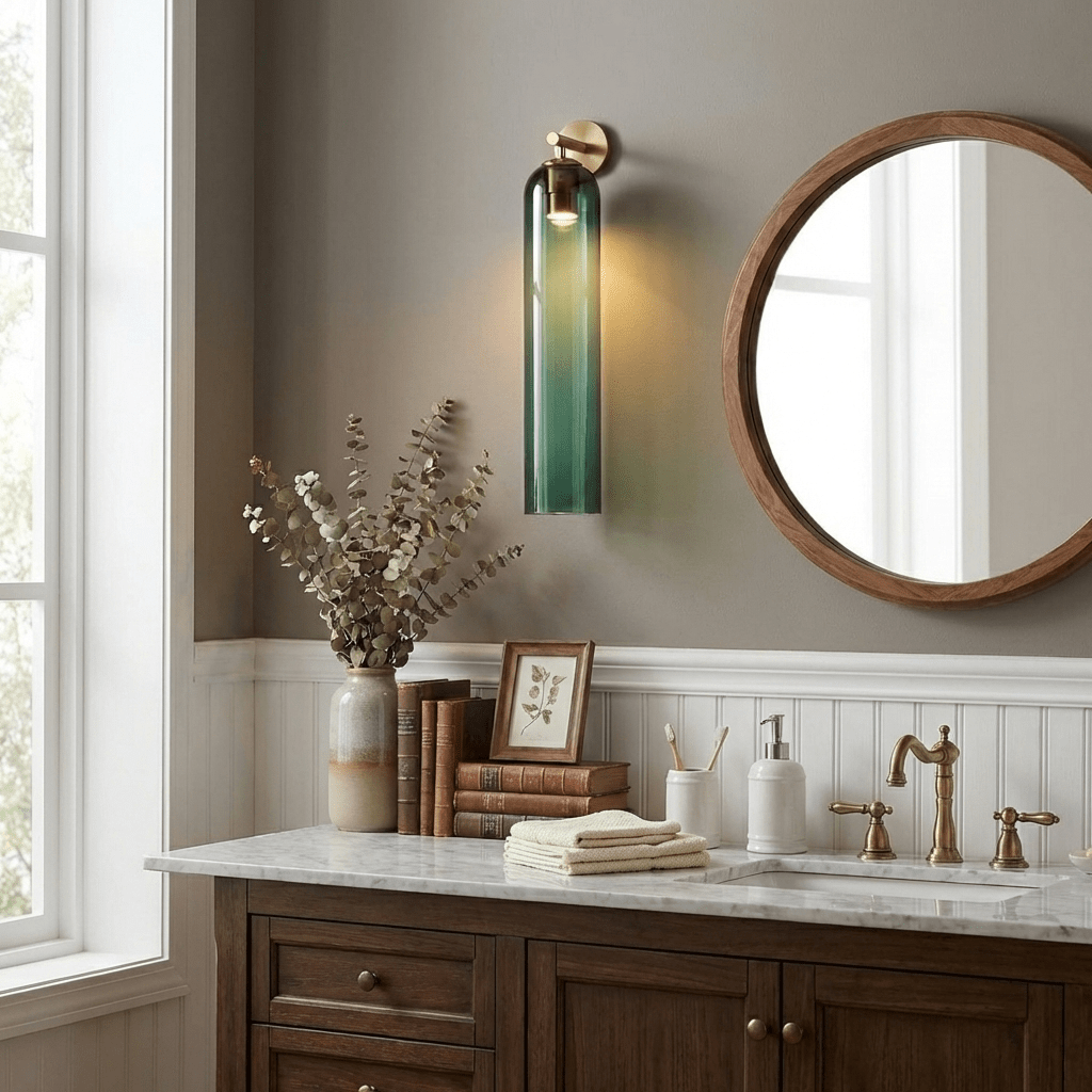 Beauford Glass Indoor Wall Light