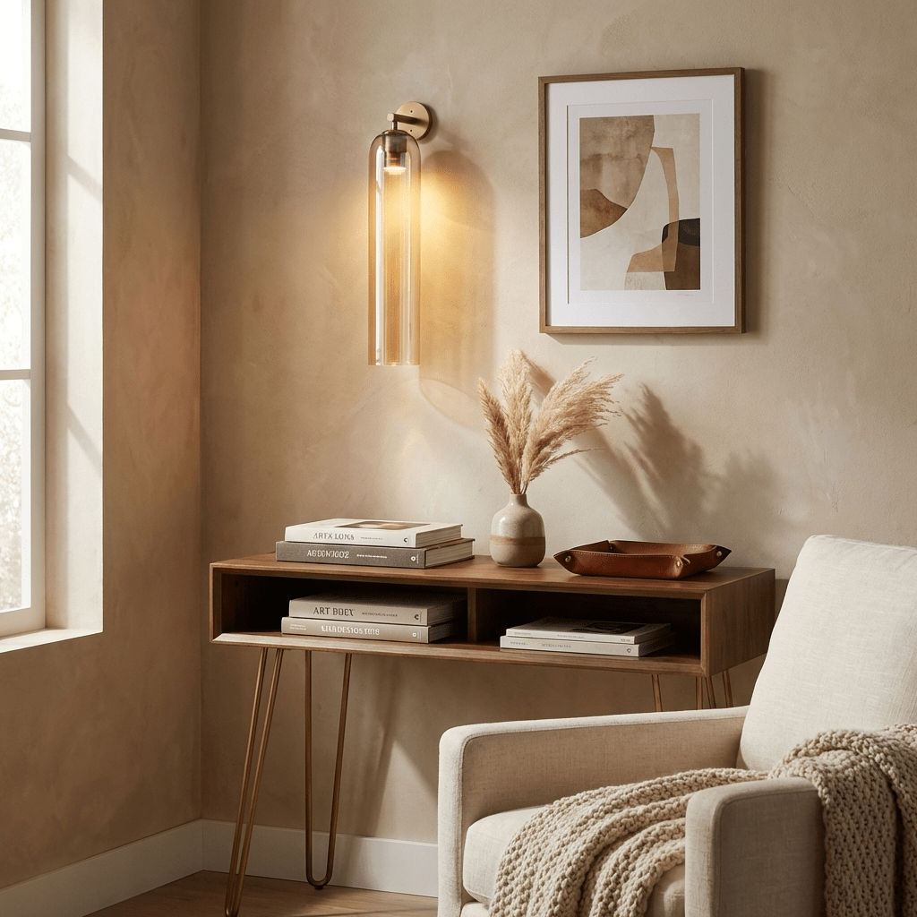 Beauford Glass Indoor Wall Light