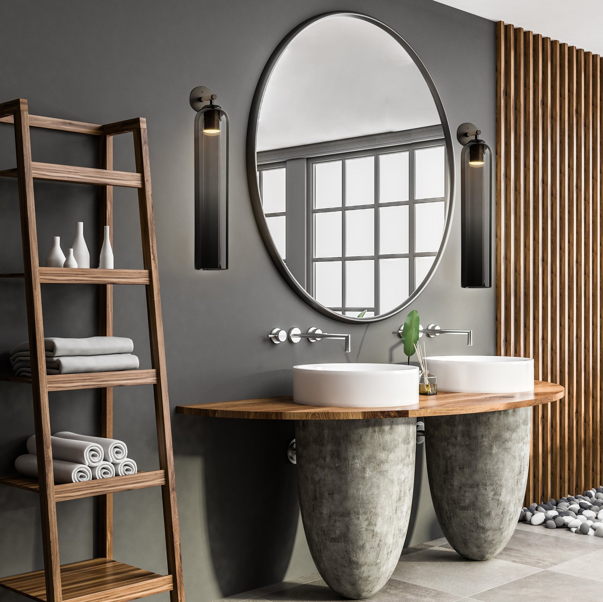 Beauford Glass Indoor Wall Light
