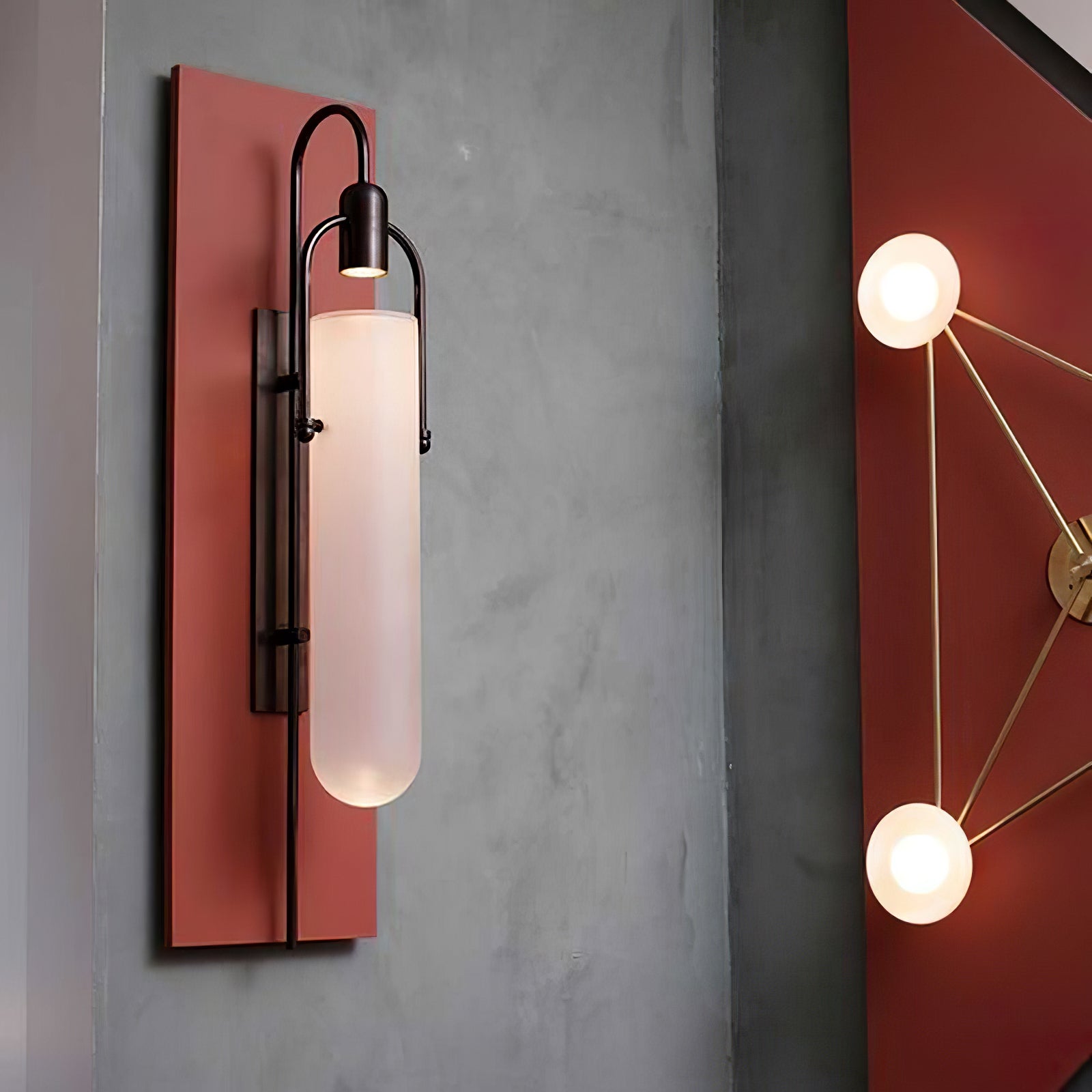 Liororaya Wall Lamp Arc Glass Modern