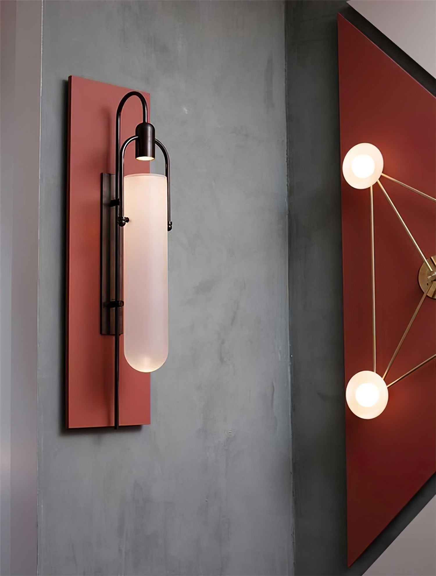 Liororaya Wall Lamp Arc Glass Modern