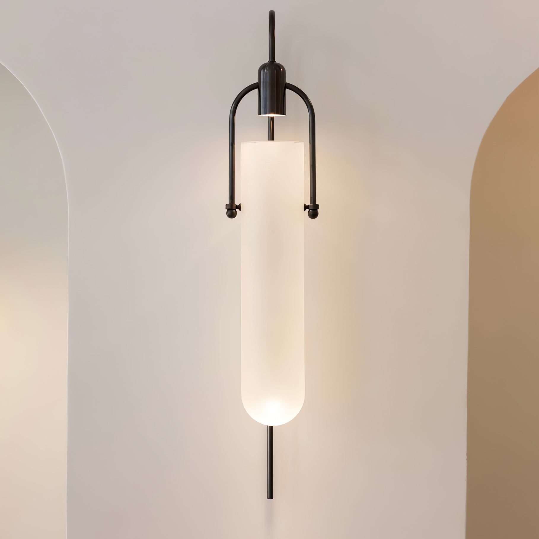 Liororaya Wall Lamp Arc Glass Modern
