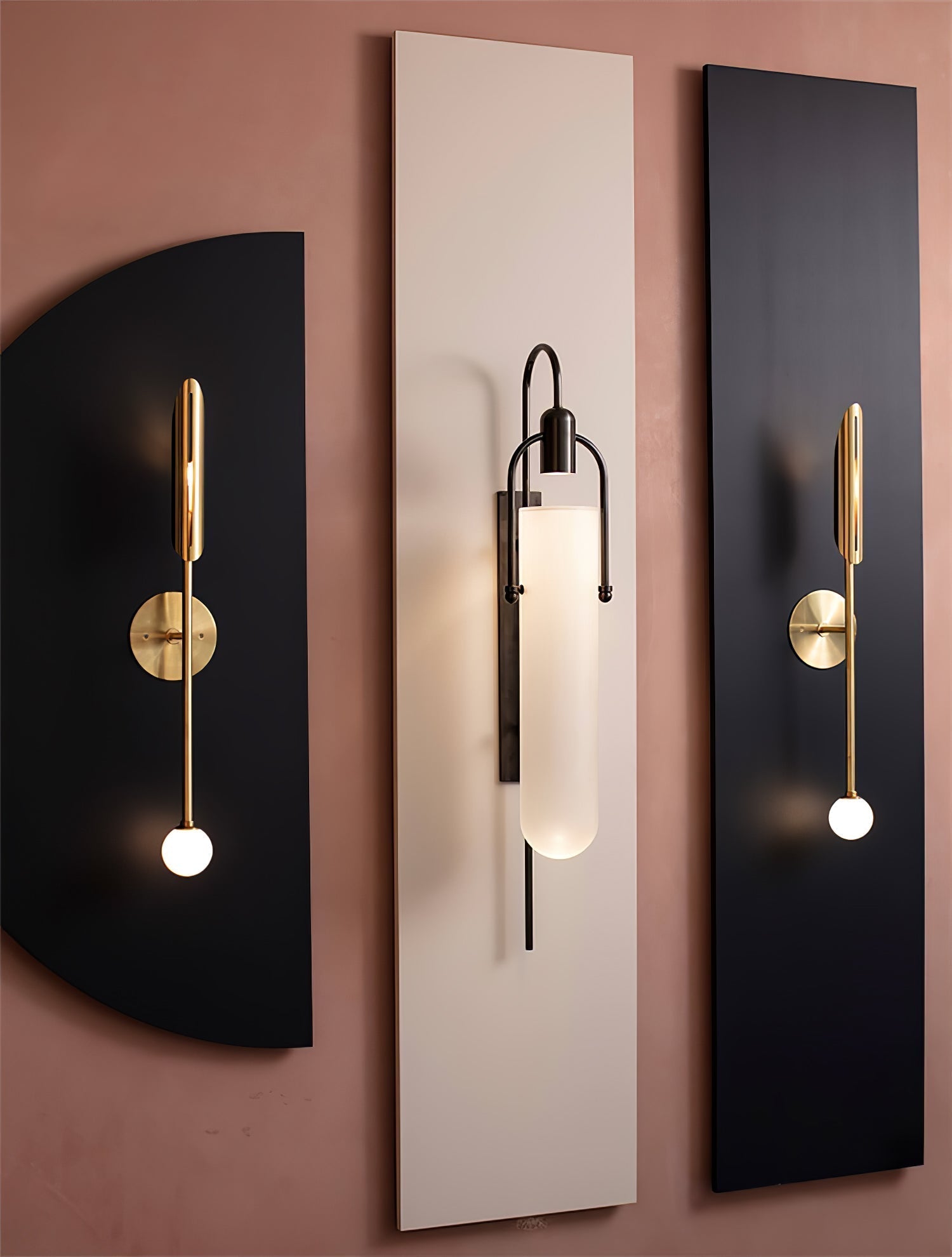 Liororaya Wall Lamp Arc Glass Modern