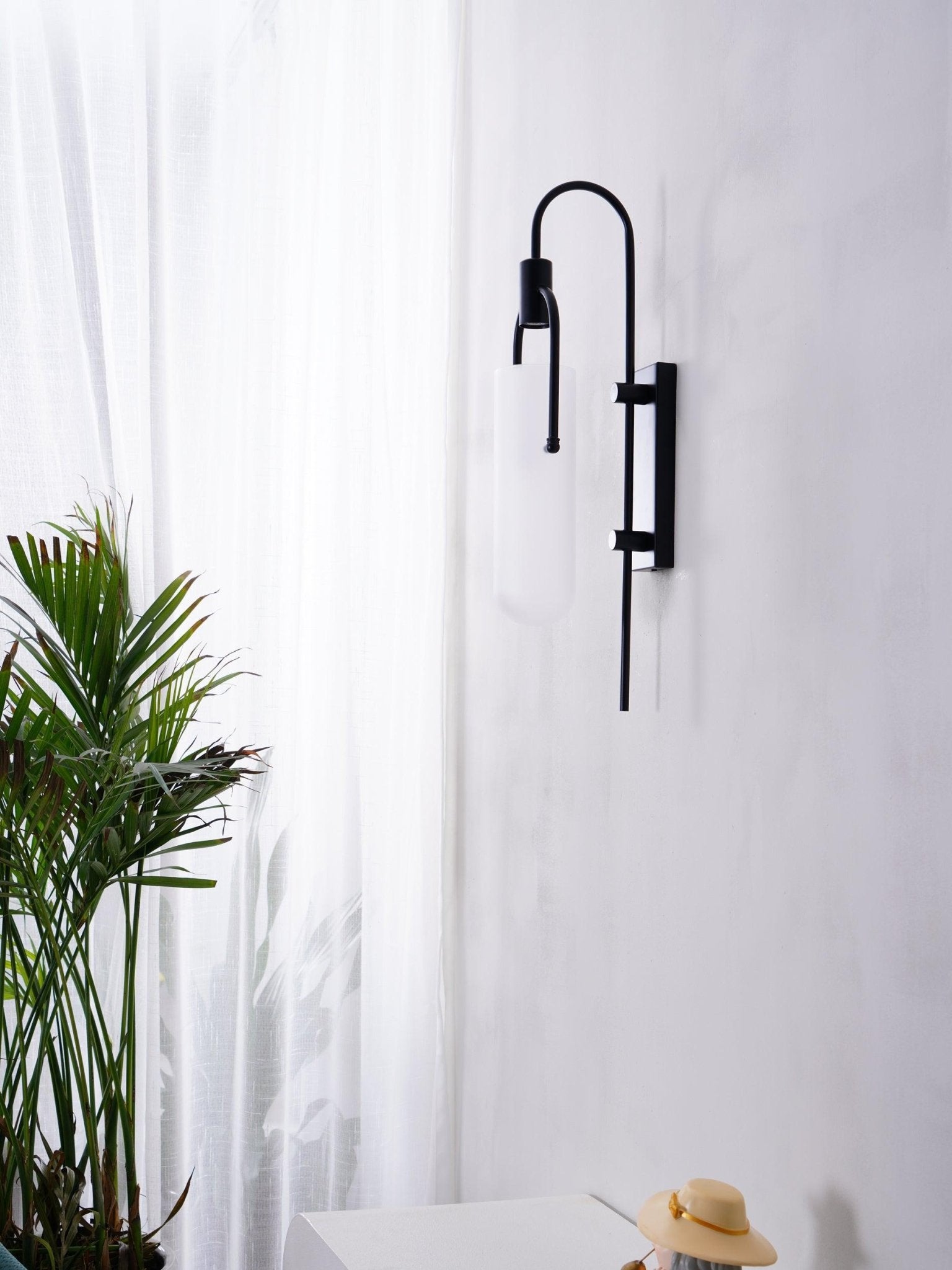 Liororaya Wall Lamp Arc Glass Modern
