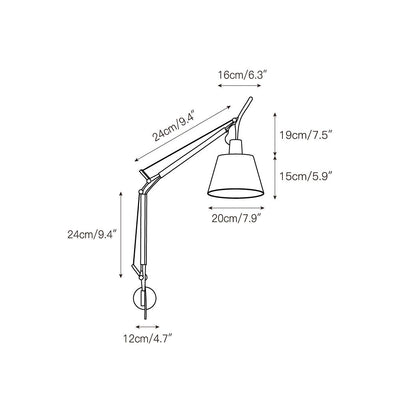 Costanza Plug-in Swing-Arm Wall Lamp