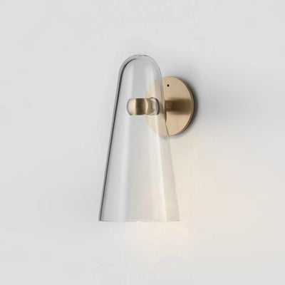 Velivira Conical Glass Wall Light