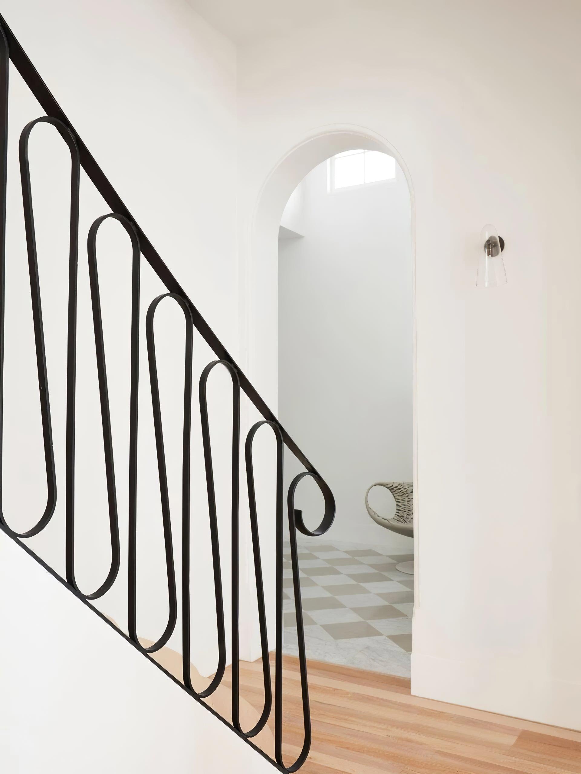 Velivira Conical Glass Wall Light