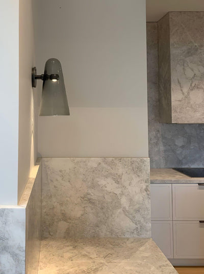 Velivira Conical Glass Wall Light
