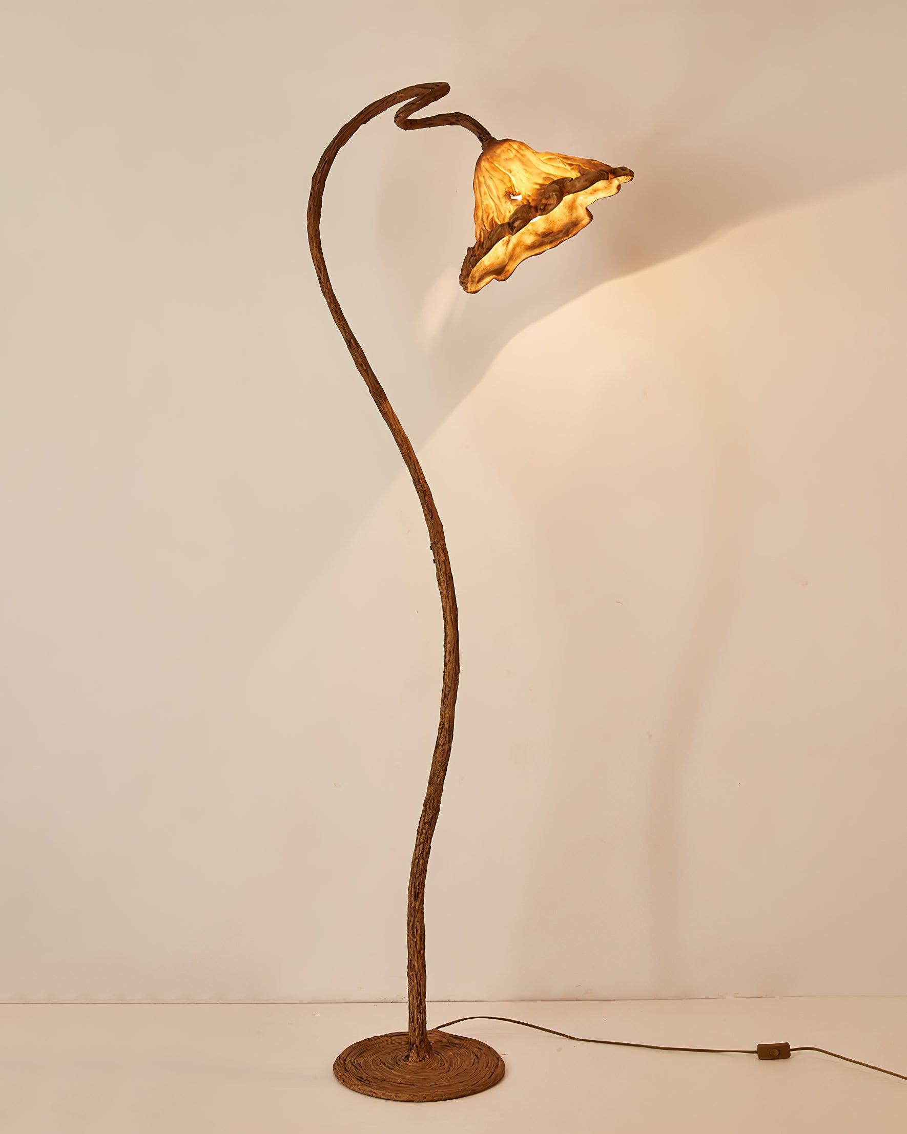 Ailo Natural Resin Floor Lamp