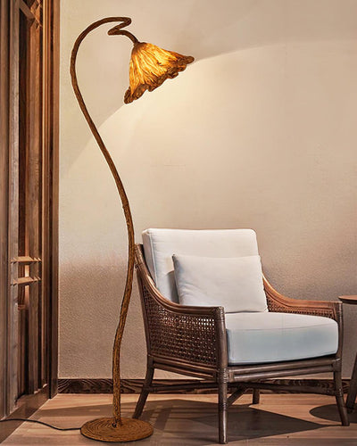 Ailo Natural Resin Floor Lamp