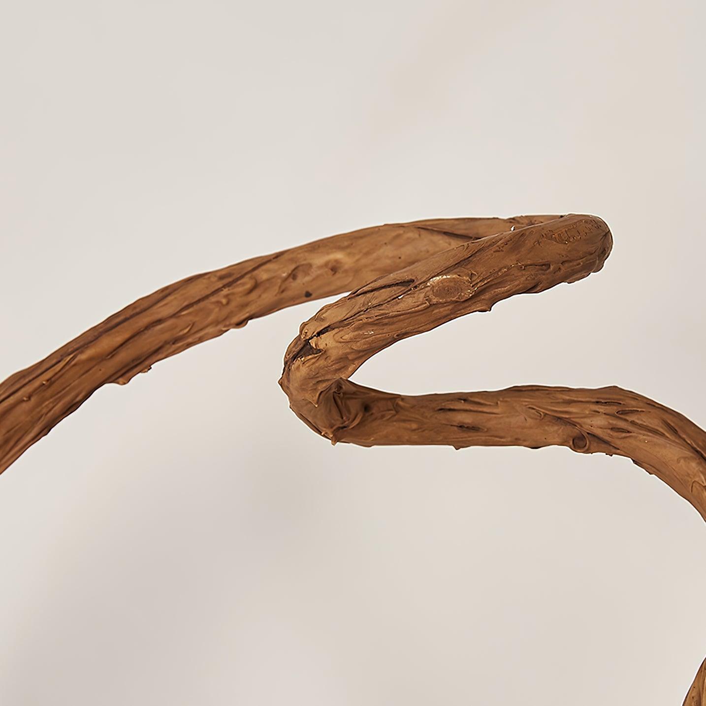 Ailo Natural Resin Floor Lamp